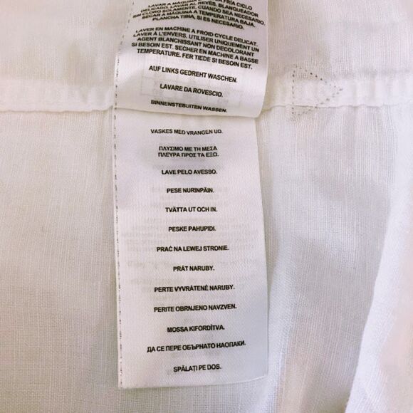 Guess Button Down Shirt Men's XL White Pearl Snap Button Western Long Sleeve - Picture 9 of 9